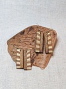 Earrings - Rectangular Sunburst