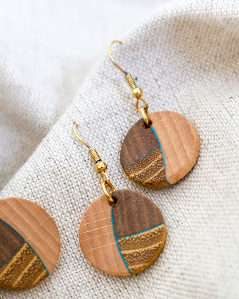 Earrings - Aurora borealis